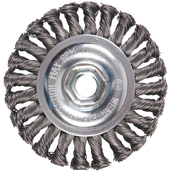 5” Knotted Stainless Steel Wire Wheel Brush for Angle Grinders 