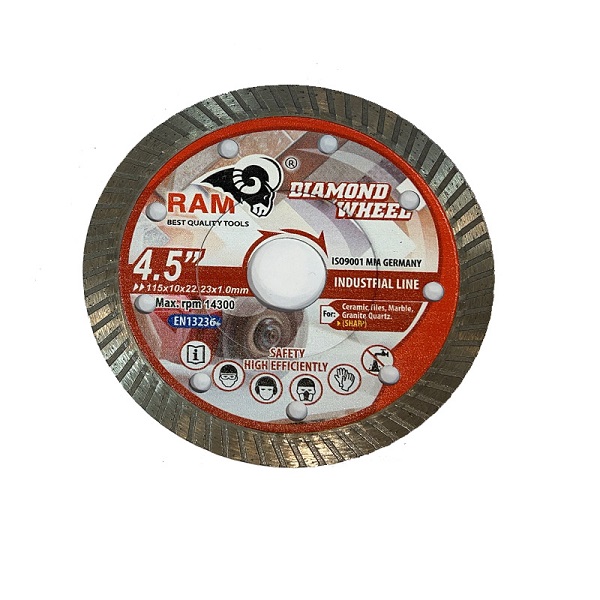 4.5'' Super Thin Turbo Diamond Blade 115MM for Ceramic Tile Porcelain